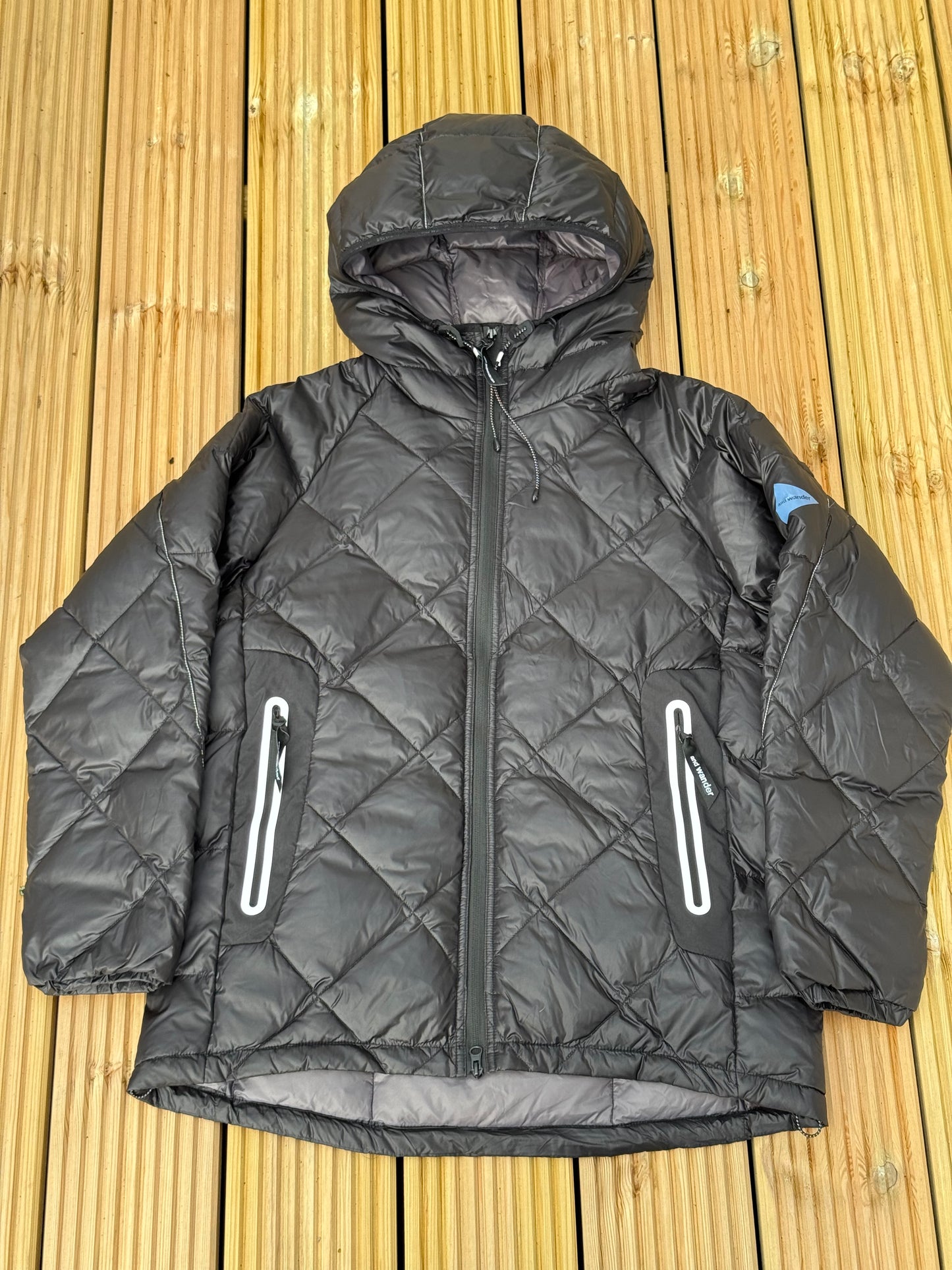 And Wander Diamond Stitch Puffer Coat